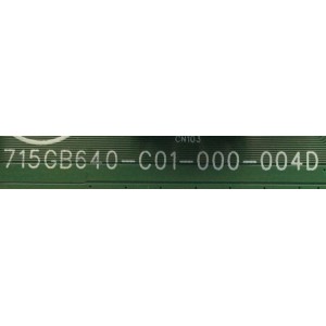 MAIN FUENTE PARA TV VIZIO / NUMERO DE PARTE XLCB02K011 / 715GB640-C01-000-004D / DISPLAY PN238CT01-2 / MODELO D24F4-J01